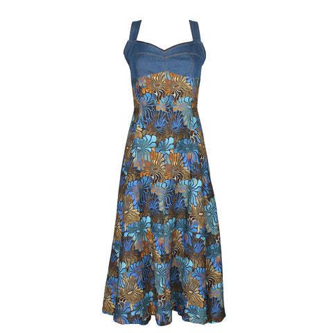 Lalipop Design | Sukienka midi w kolorze indygo