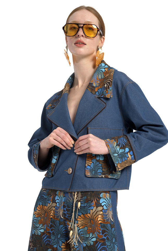 Lalipop Design | Cropped Denim Jacket
