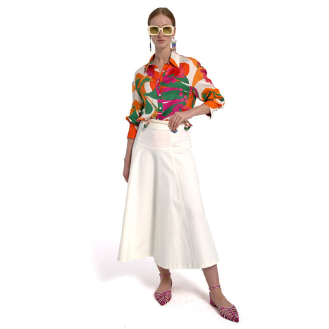 Lalipop Design | Spódnica midi o kroju litery A