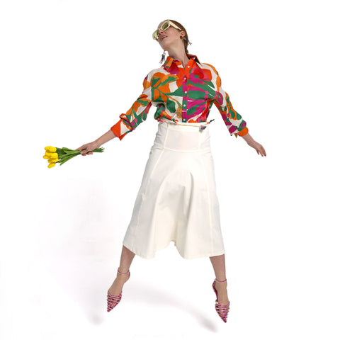 Lalipop Design | Spódnica midi o kroju litery A