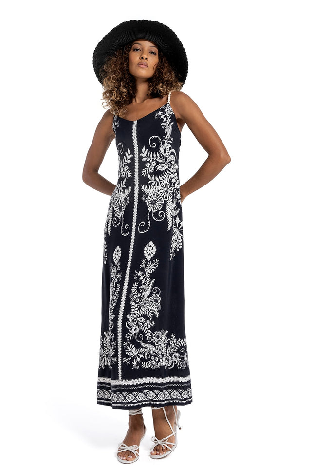 Lalipop Design | Floral Tapestry Midi Dress