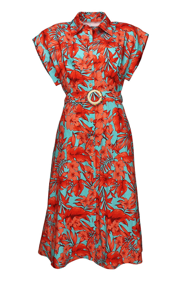 Lalipop Design | Floral Print Midi Dress