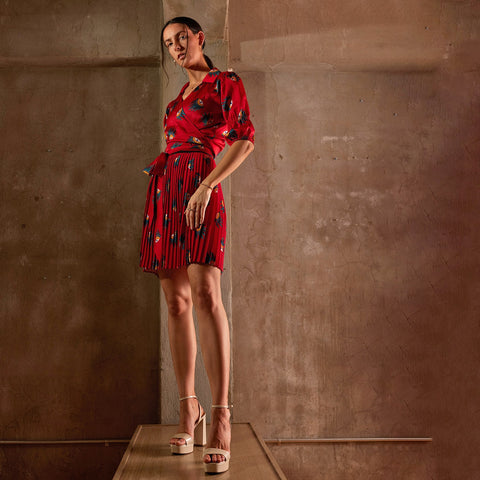 Lalipop Design | Spódnica mini plisowana Eyes On