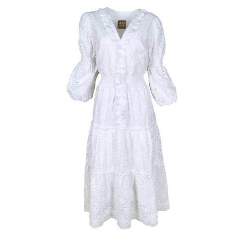 Lalipop Design | Embroidered Midi Dress