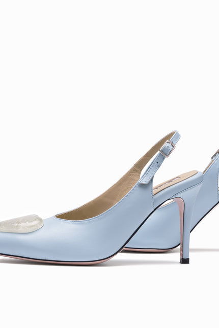 The Mad Shoes | YOKO Slingback Azure Ice
