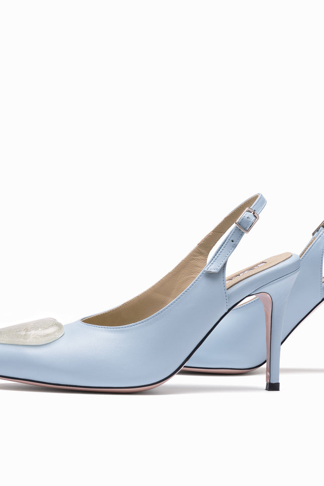 The Mad Shoes | YOKO Slingback Azure Ice