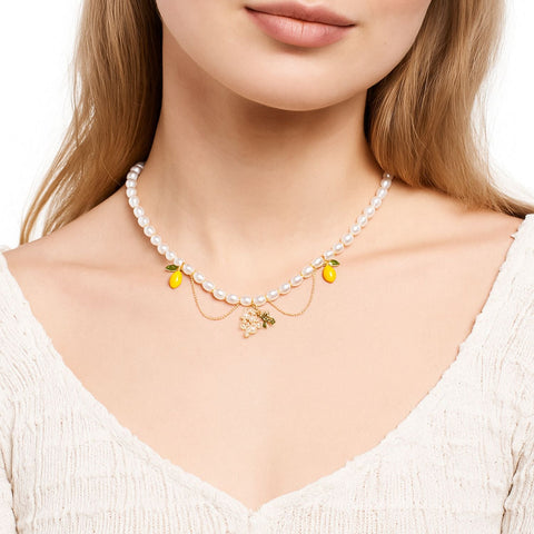 My Little Nature I Naszyjnik z perłami