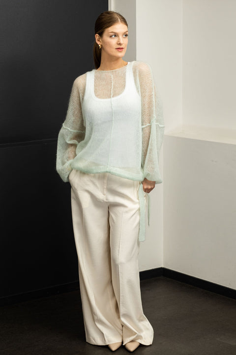 Krista Elsta I Light mohair wool pullover AMELIE