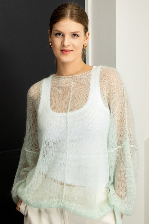 Krista Elsta I Light mohair wool pullover AMELIE