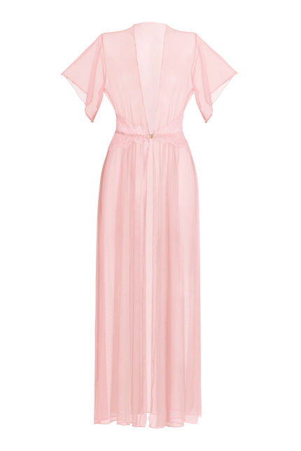 Luciela | PINK SHEER MESH ROBE