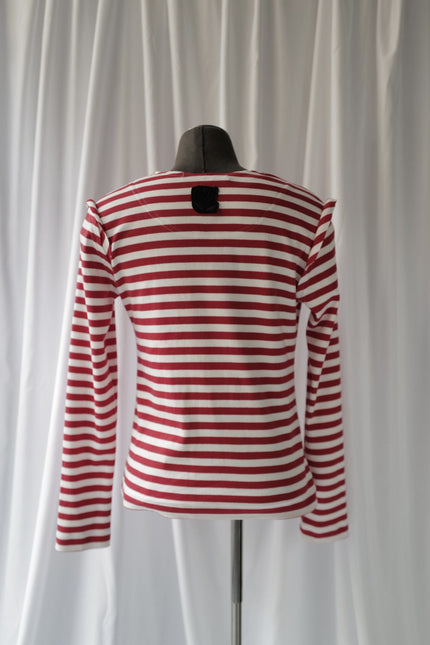 Anna Led | Fitted Slim Striped Long-Sleeve Top MARE