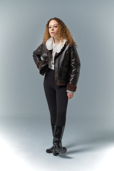 Pica Noir | Isis Shearling Jacket