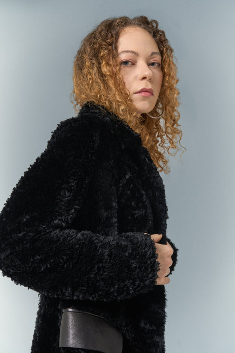 Pica Noir | Anouk Shearling Coat