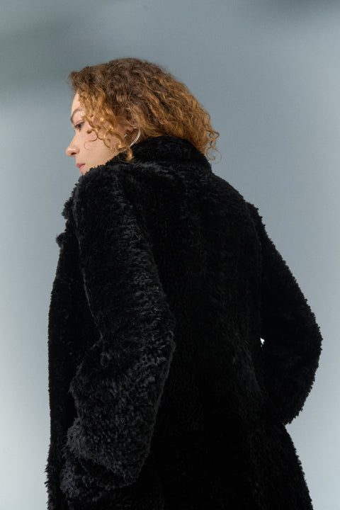 Pica Noir | Anouk Shearling Coat