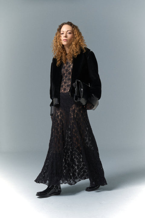 Pica Noir | Fiona Shearling Jacket