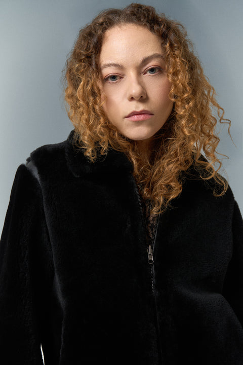 Pica Noir | Fiona Shearling Jacket