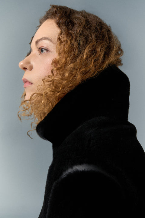 Pica Noir | Fiona Shearling Jacket
