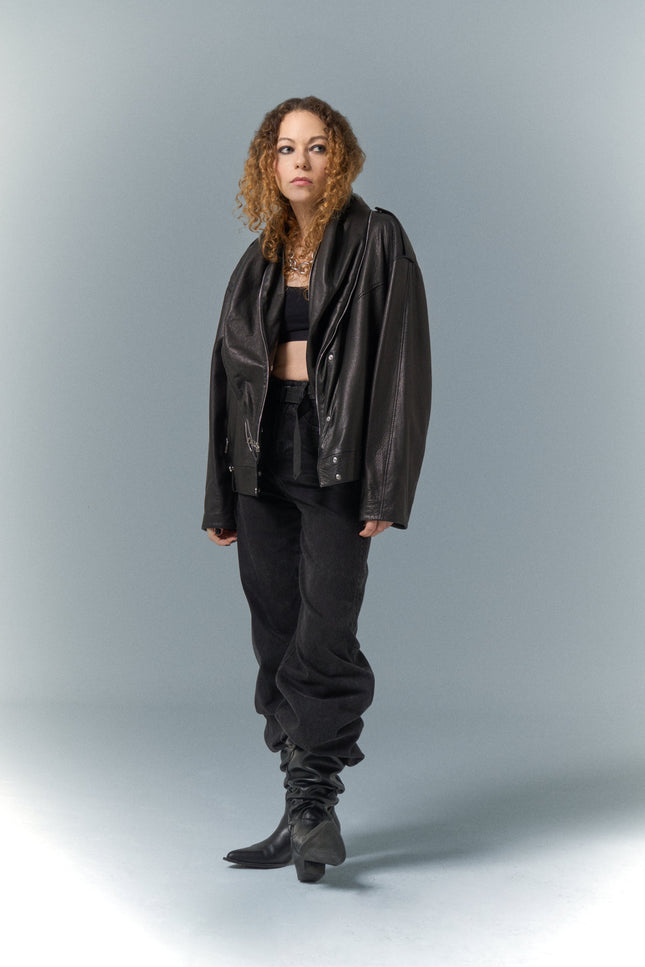Pica Noir | Sioussie Leather Jacket