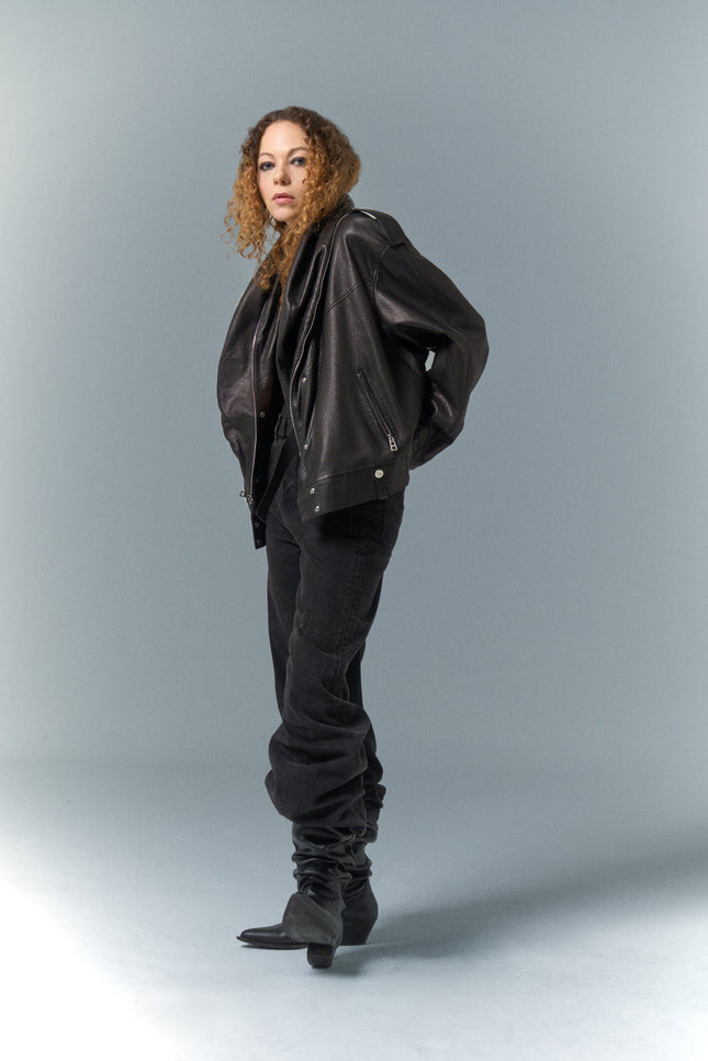 Pica Noir | Sioussie Leather Jacket