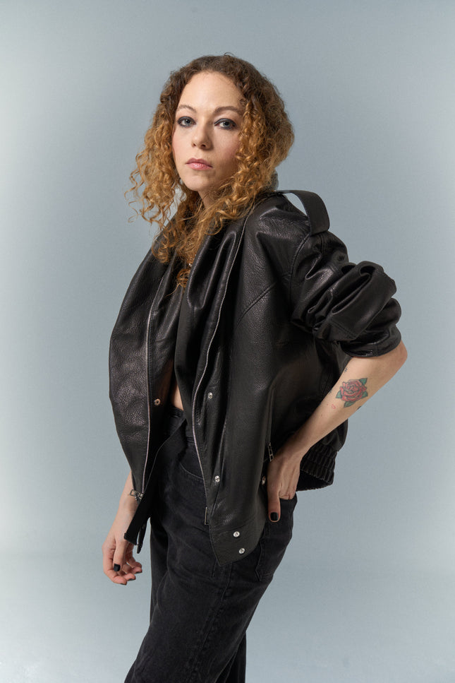 Pica Noir | Sioussie Leather Jacket