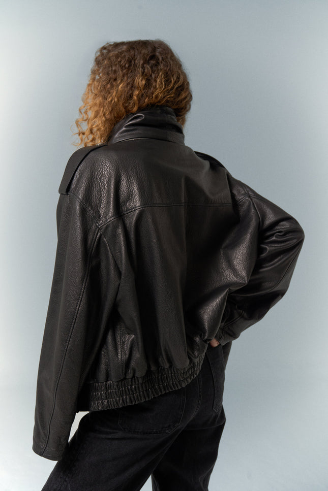 Pica Noir | Sioussie Leather Jacket