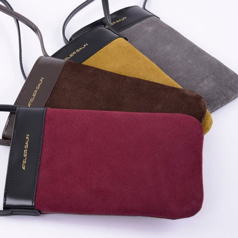Atelier Galin | Mila Phone Bag - Deep Red
