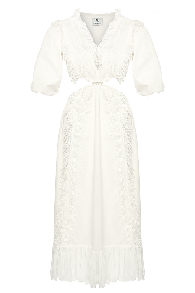 Petra Petrova | Side Cut Out A-line Cotton Dress Monica