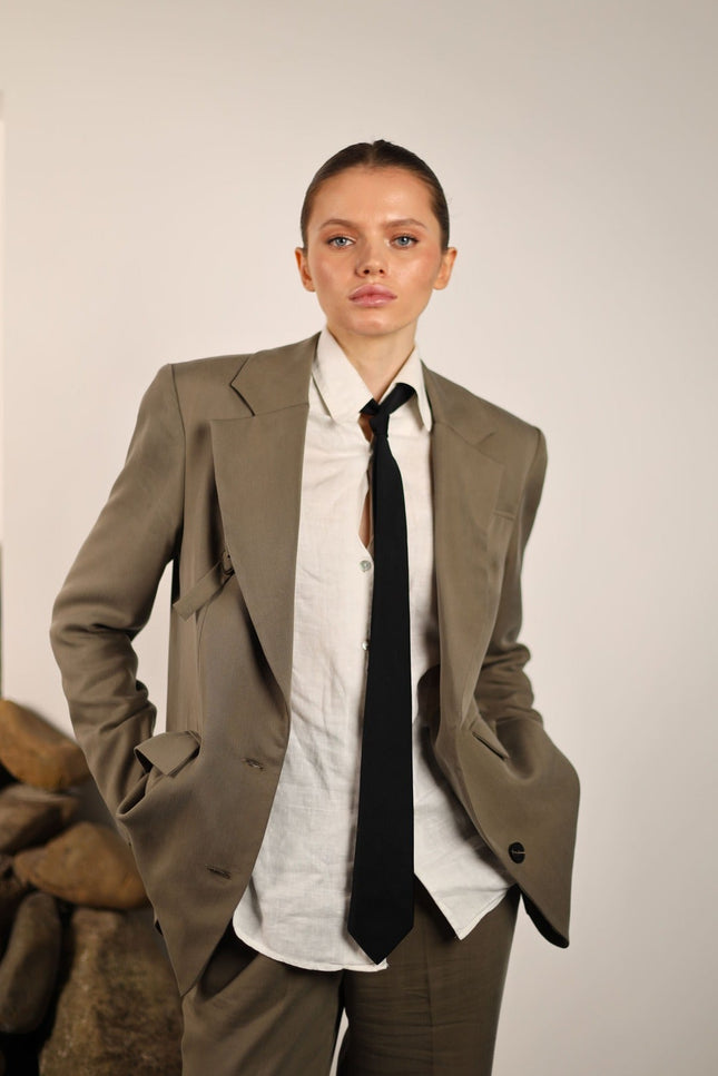 BÚDZIKO | MONICA PLEATED SUIT PANTS