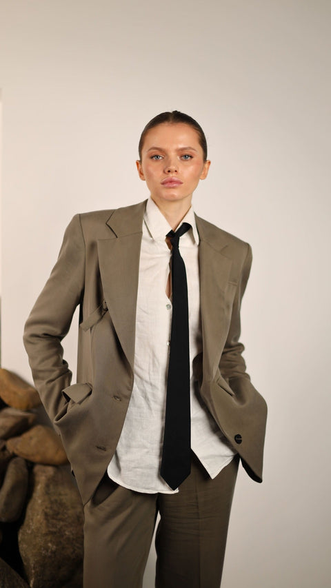 BÚDZIKO | MONICA PLEATED SUIT PANTS