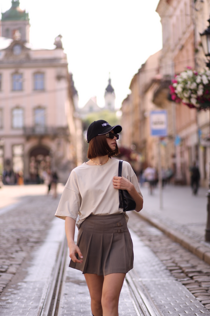 BÚDZIKO | MONICA PLEATED MINI SKORT