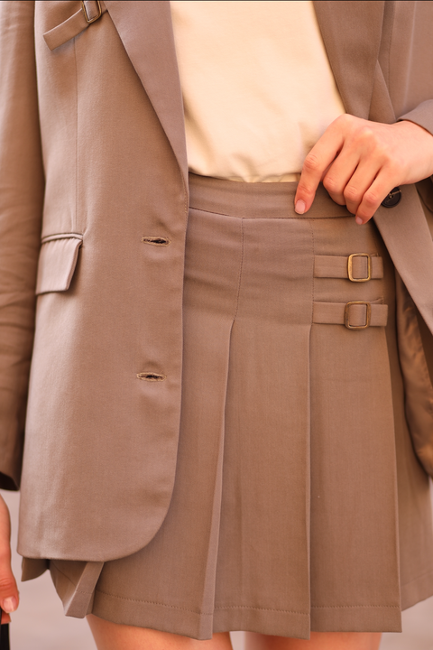 BÚDZIKO | MONICA PLEATED MINI SKORT