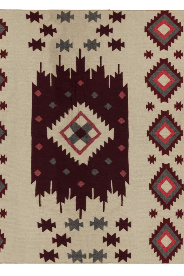 Alpaca Loca | Plaid Native Wine Red