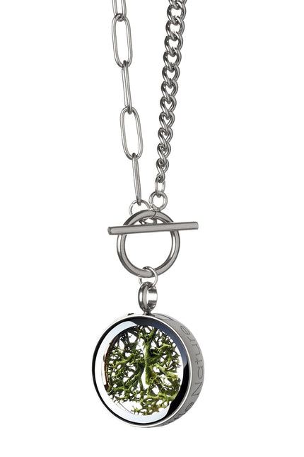 My Little Nature I Handmade Moss Necklace With Toggle Clasp - Nature-Inspired Jewelry