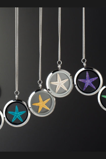 My Little Nature I Healing Starfish Amulet – Turquoise Starfish Under Glass