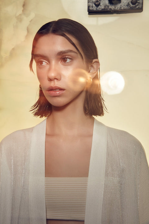 Nazli Ceren | Kaftan Rache biały