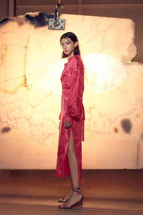 Nazli Ceren | Cassin Jacquard Shirt Dress