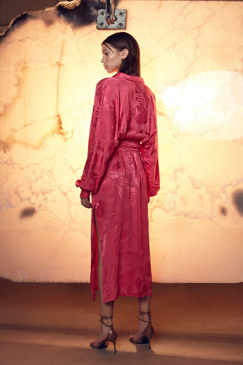 Nazli Ceren | Cassin Jacquard Shirt Dress