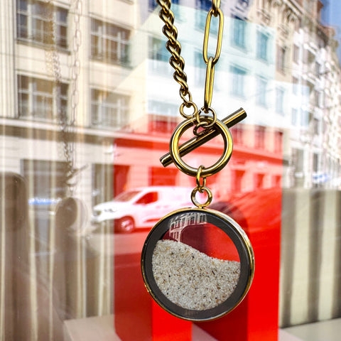 My Little Nature I Naszyjnik z piaskiem plażowym