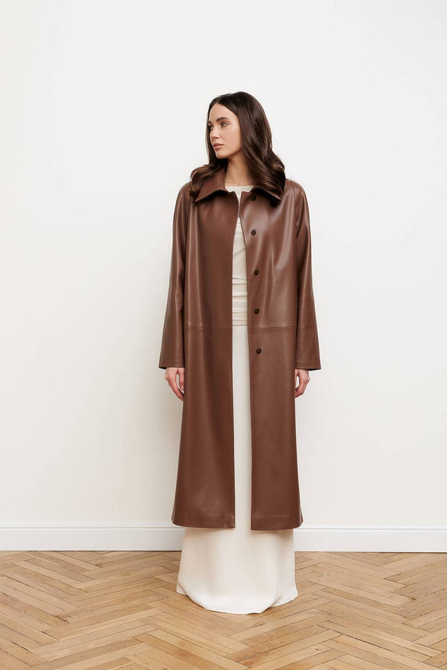 Kolosova | BROWN RAINCOAT