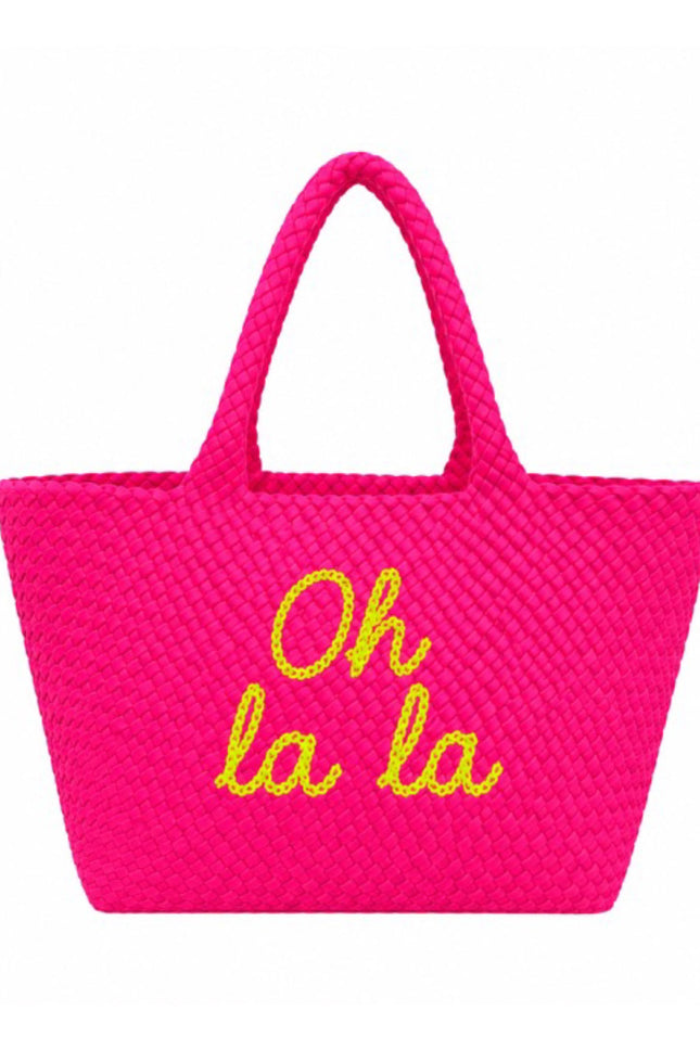 Lilly Loves | Oh la la Hot Pink Handbag