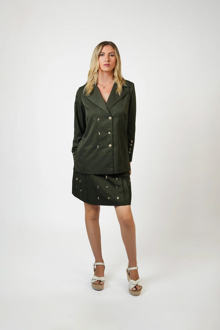 Muda Clothing | Blazer and Mini skirt Set Olivia