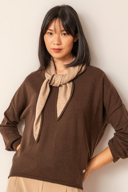 Bel Cashmere | Pañuelo Leonora de cashmere beige