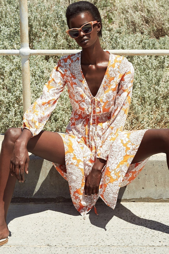 State Of Georgia I PARACHUTE DRESS - Wallpaper Floral OJ