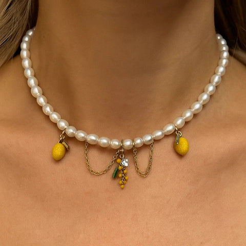 My Little Nature I Naszyjnik z perłami