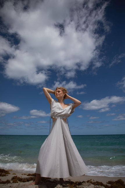 Selera | Grey Cotton Dress
