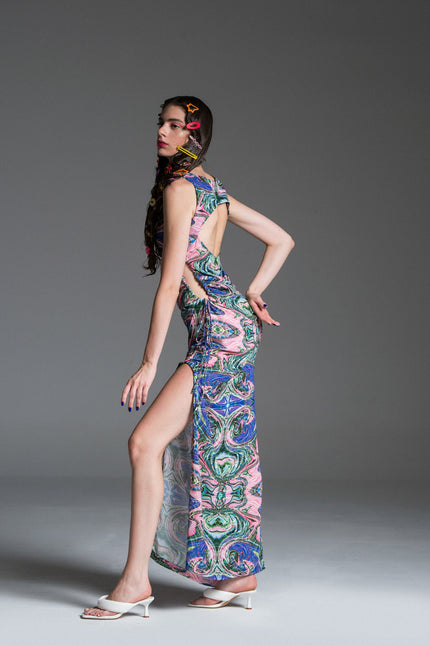 Psychedelic Overdose | Psychodelic Maxi dress