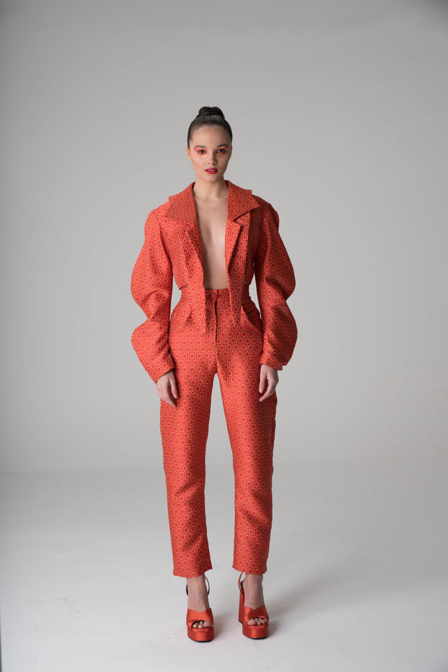 Psychedelic Overdose | Mushroom Straight Trousers