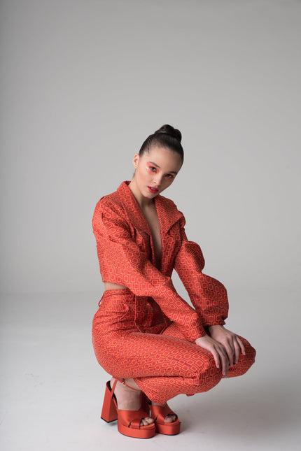 Psychedelic Overdose | Mushroom Straight Trousers