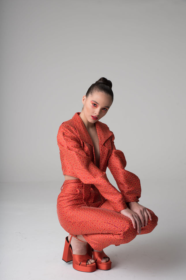 Psychedelic Overdose | Mushroom Straight Trousers