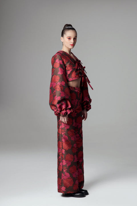 Psychedelic Overdose | Spodnie z szerokimi nogawkami Flower